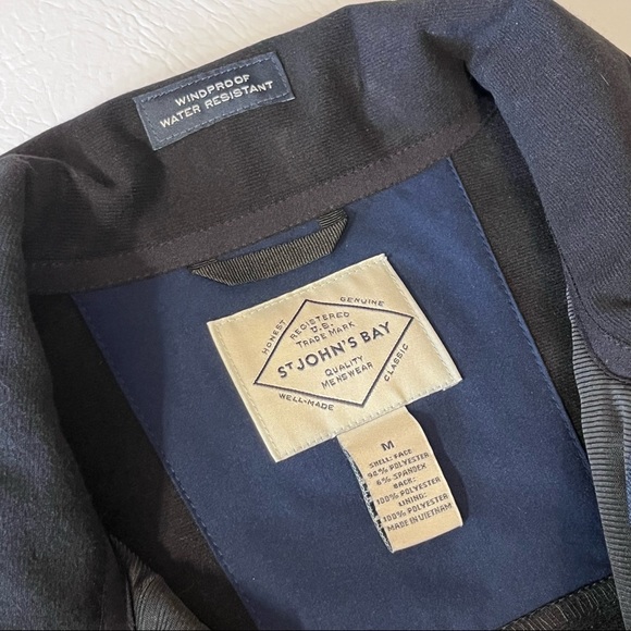 St. John’s Bay Comfort Stretch Windproof Water Resistant Vest Jacket Medium - Picture 7 of 10